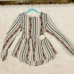 Altar’d state long sleeve blouse